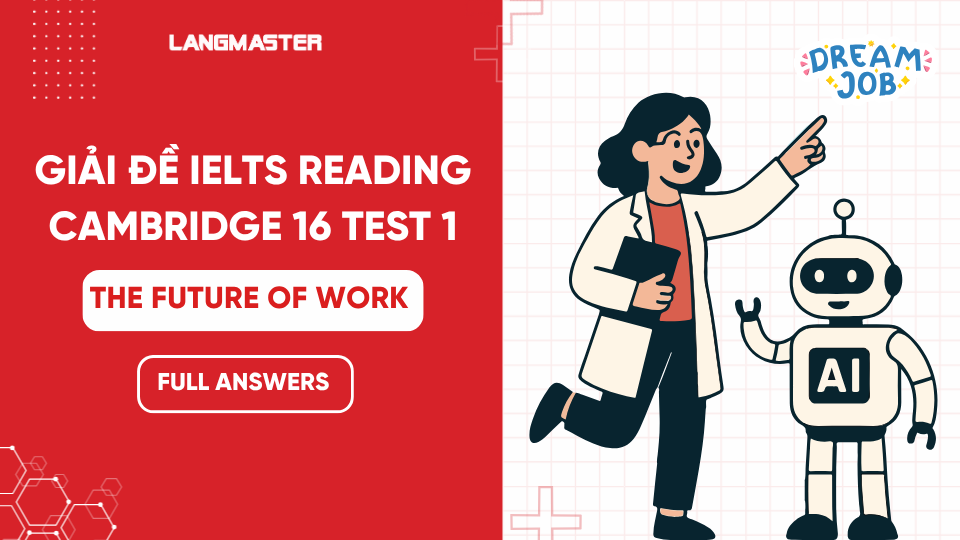 Giải đề IELTS  Cambridge 16, Test 1: The Future of Work